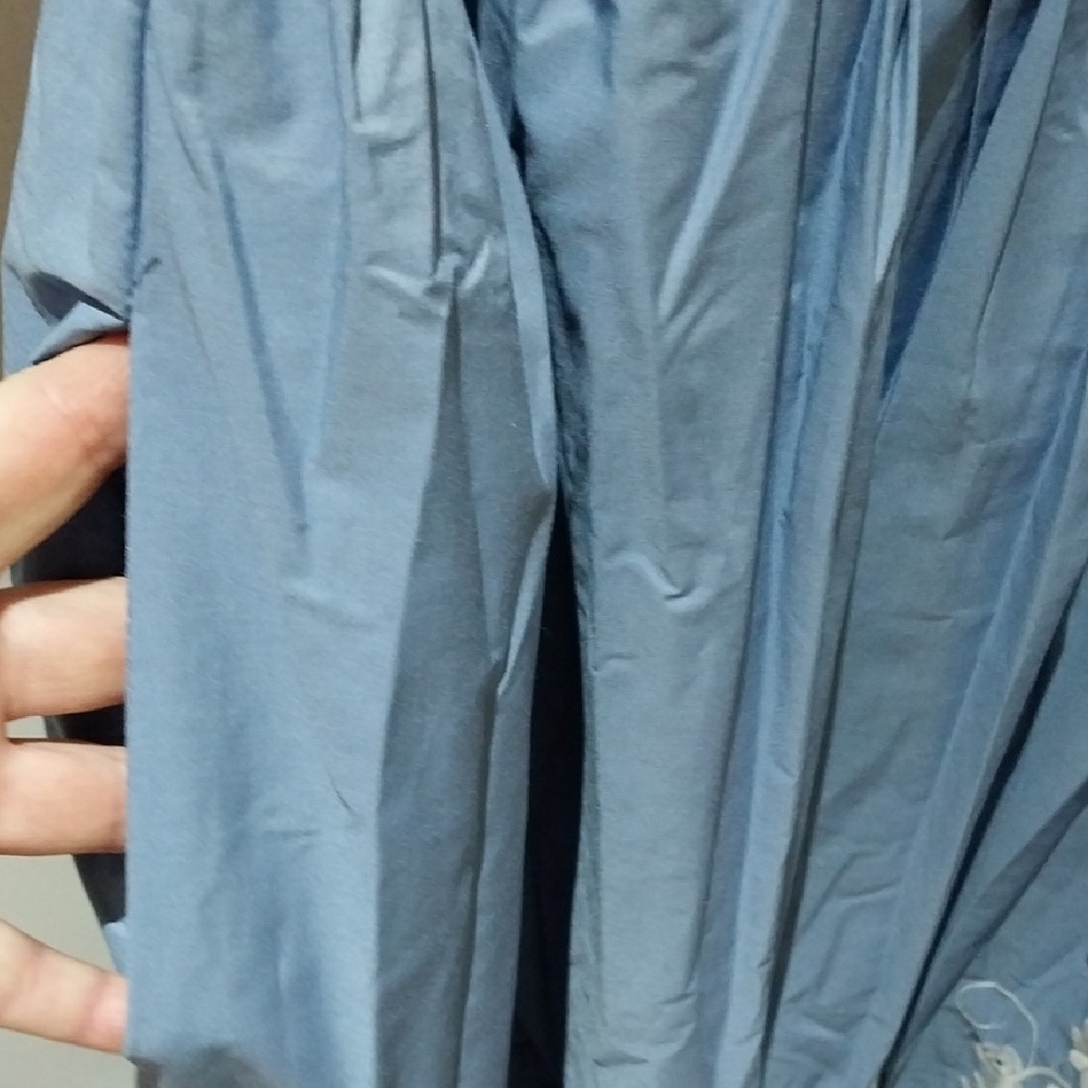 Nwt Xl Solitaire Blue and White Maxi Dress - Picture 5 of 15